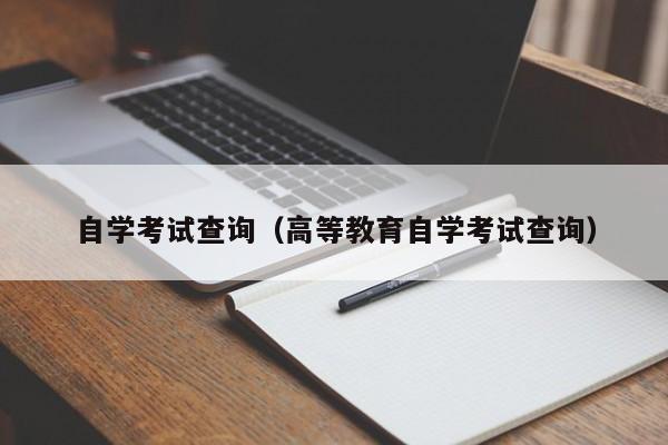 自学考试查询（高等教育自学考试查询）