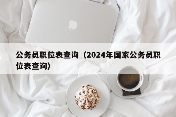 公务员职位表查询（2024年国家公务员职位表查询）