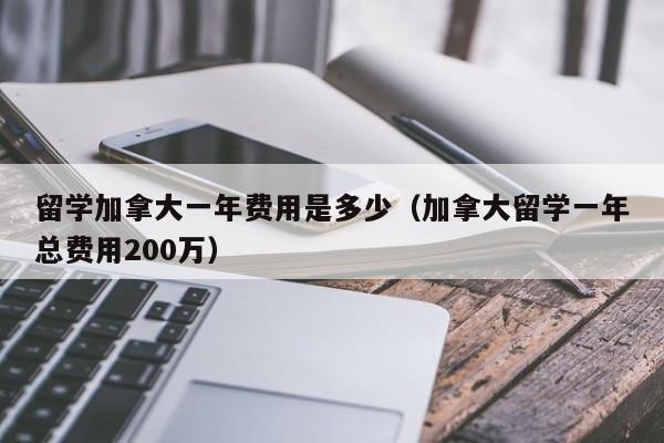 留学加拿大一年费用是多少（加拿大留学一年总费用200万）